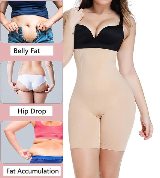Women Tummy Control Shapewear High Waist Trainer Thigh Slimmer
