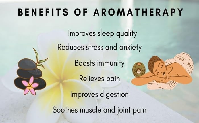 Humidifier For Room Moisture Aroma Diffuser For Home Fragrance Effective Cold & Cough Relief Cool Air Purifier With Clock,Anti-Gravity,Led 24-Hrs Time Display-Portable (White)